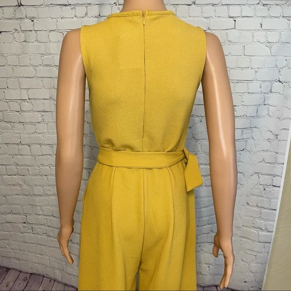 Romeo & Juliet Couture Yellow Jumpsuit - Picture 7 of 13